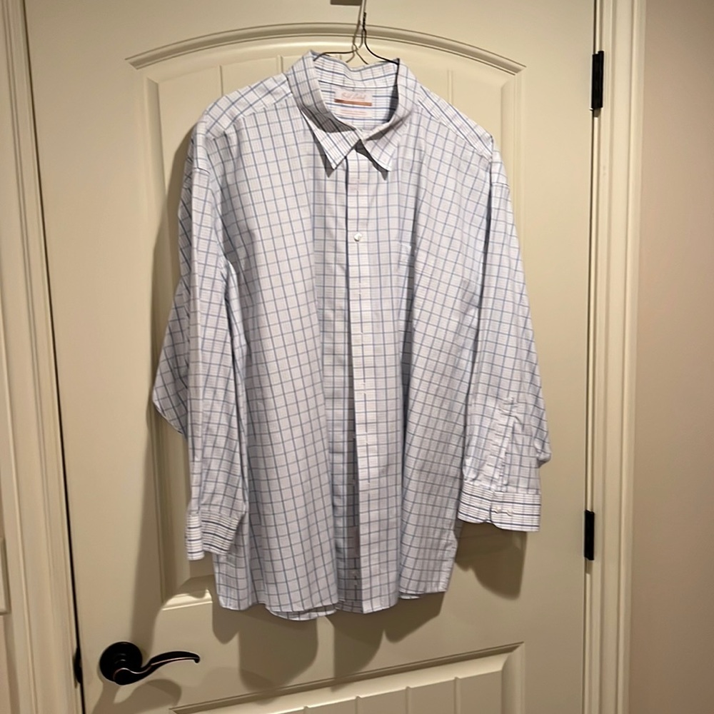 Men's Blue Checkered Shirt